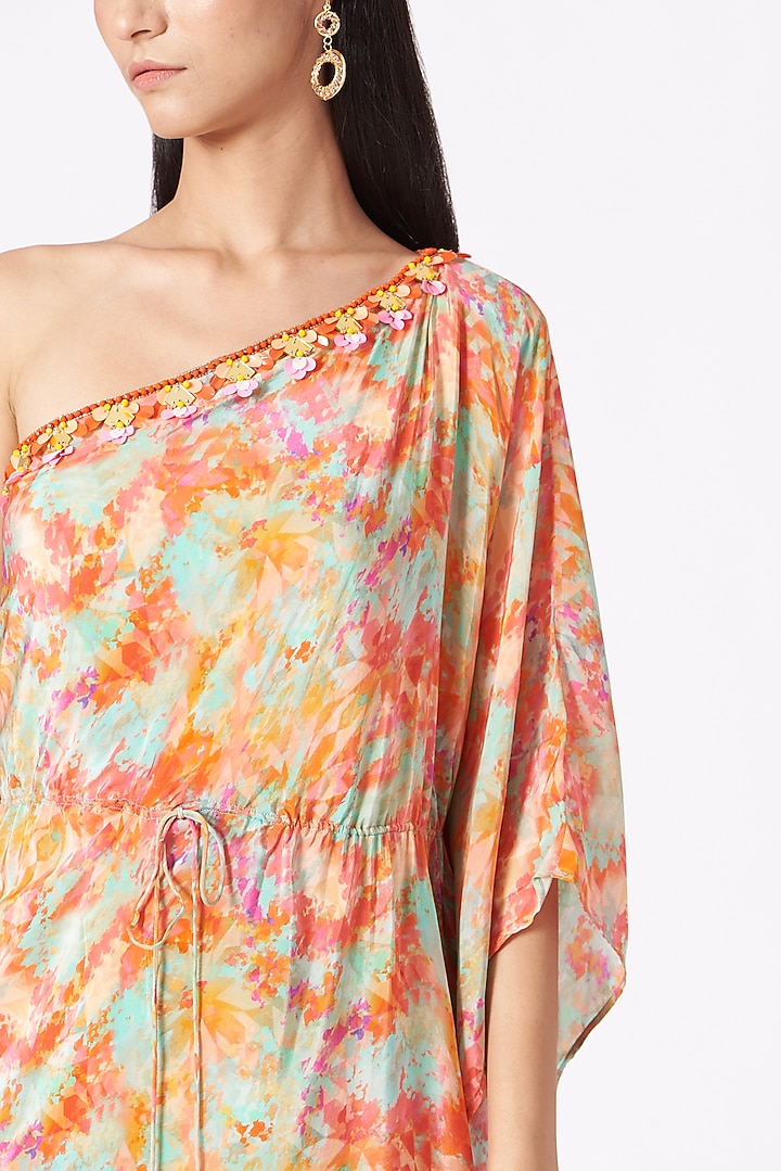 Multi Colored Tie-Dye Vacation Dress by Elena Singh at Pernia's Pop Up Shop