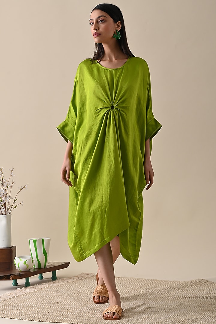 sleeper opera linen dress Opera Linen Dress in White main image 1