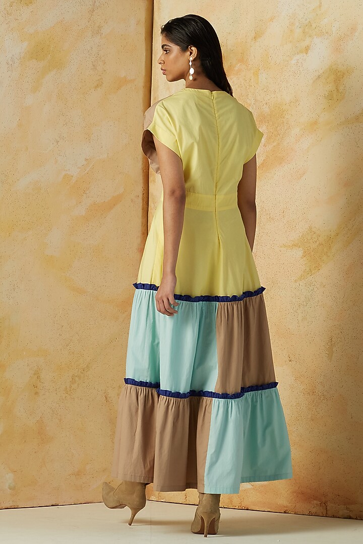 Multi-Colored Poplin Summer Dress by Kanelle at Pernia's Pop Up Shop