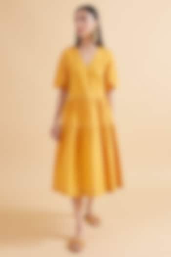 Amber Cotton Poplin Tiered Summer Dress by Kanelle at Pernia's Pop Up Shop