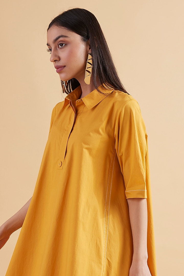 Amber Cotton Poplin A-Line Summer Dress by Kanelle at Pernia's Pop Up Shop