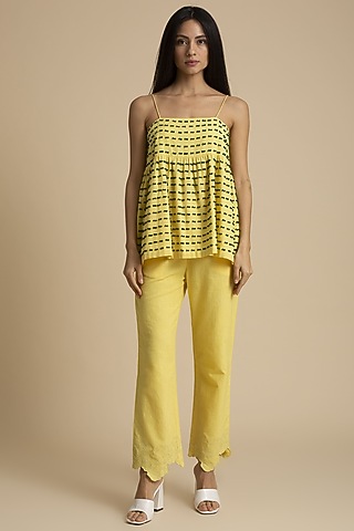Corn Handspun Khadi Cotton Top by Kanelle