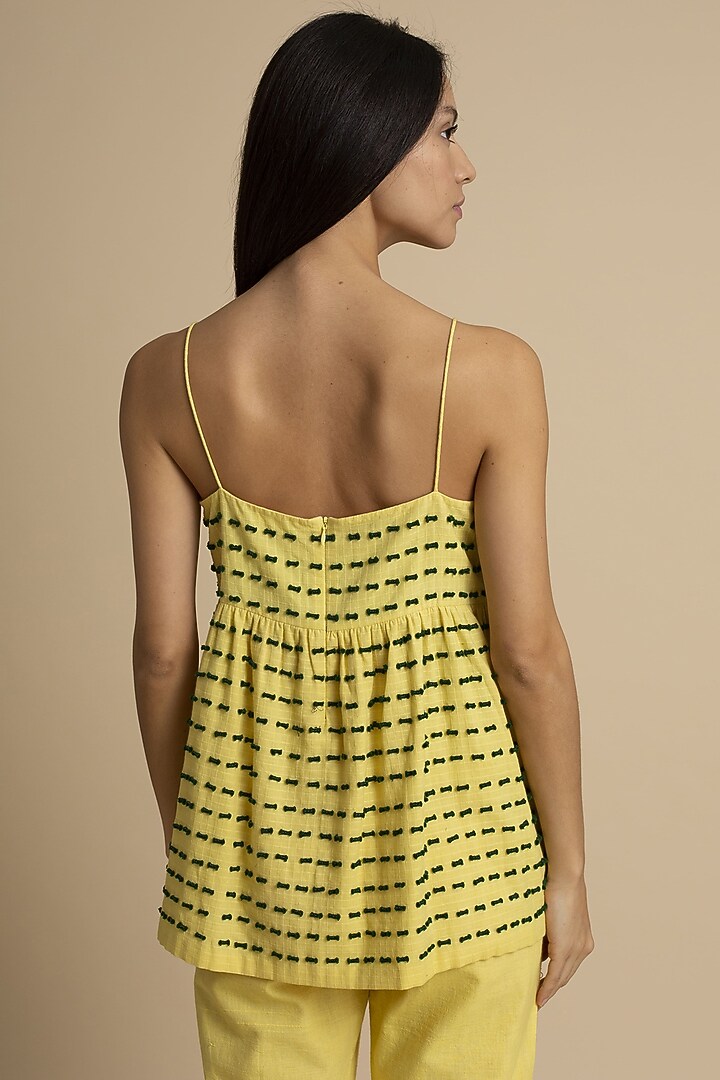 Corn Handspun Khadi Cotton Top by Kanelle at Pernia's Pop Up Shop