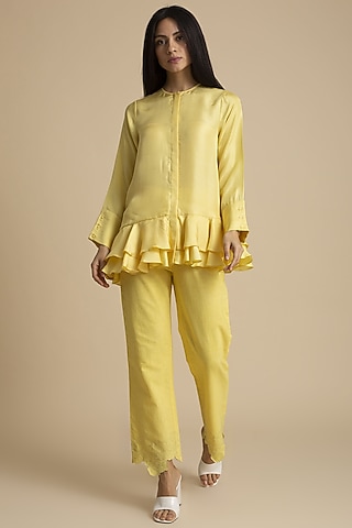 Corn Circle Hem Top by Kanelle