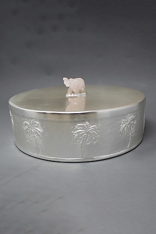 Silver Brass With Plating Jar by EL'UNIQUE