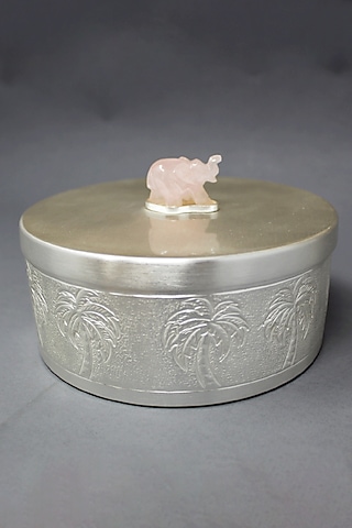 Silver Brass With Plating Jar by EL'UNIQUE