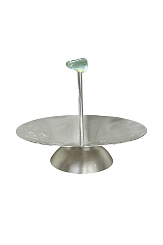 Silver Plated Brass Platter by EL'UNIQUE