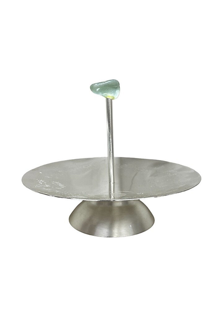 Silver Plated Brass Platter by EL'UNIQUE at Pernia's Pop Up Shop