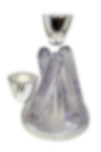 Light Blue Crystal Candle Stand by EL'UNIQUE at Pernia's Pop Up Shop