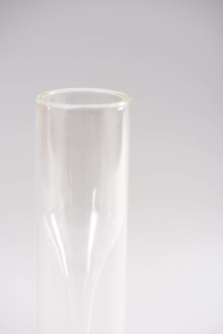 Transparent Flute Glasses (Set of 2) by Elysian Home at Pernia's Pop Up Shop