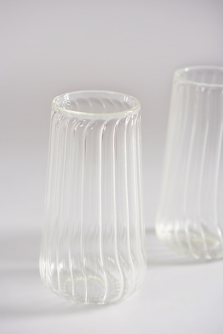Transparent Stemless Glasses (Set of 6) by Elysian Home at Pernia's Pop Up Shop