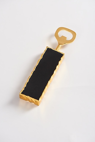 Black Agate Stone Bottle Opener by Elysian Home