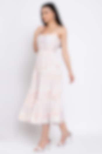 Beige Strappy Summer Dress by Emblaze at Pernia's Pop Up Shop