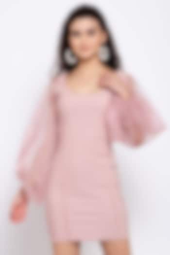 Light Pink Bodycon Dress by Emblaze
