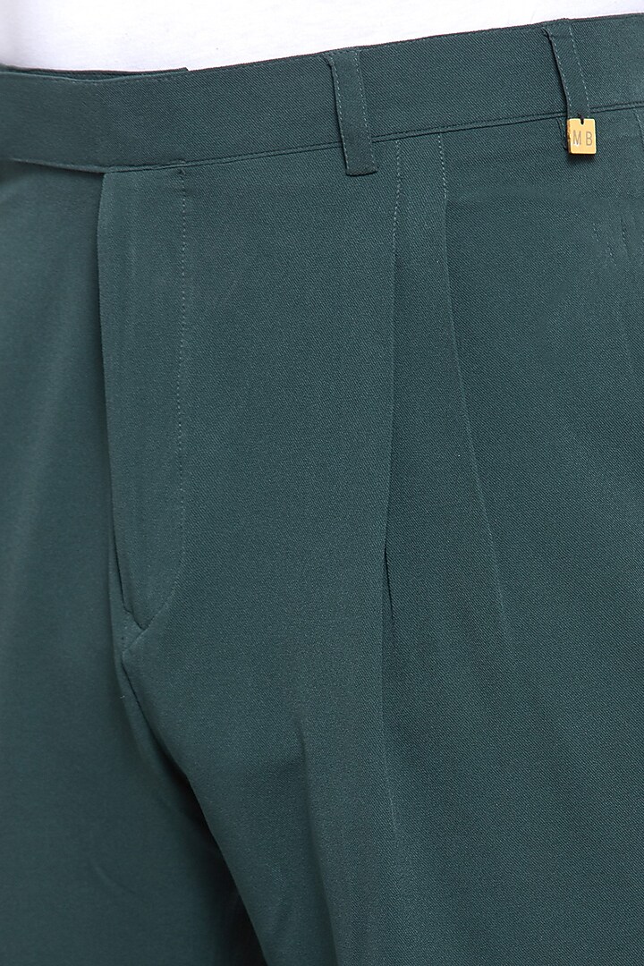 Green Viscose Blazer Set by Emblaze Men at Pernia's Pop Up Shop
