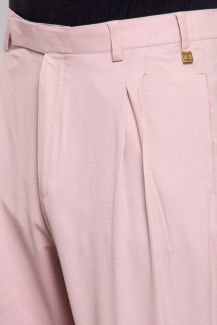 Baby Pink Blazer Set by Emblaze Men at Pernia's Pop Up Shop