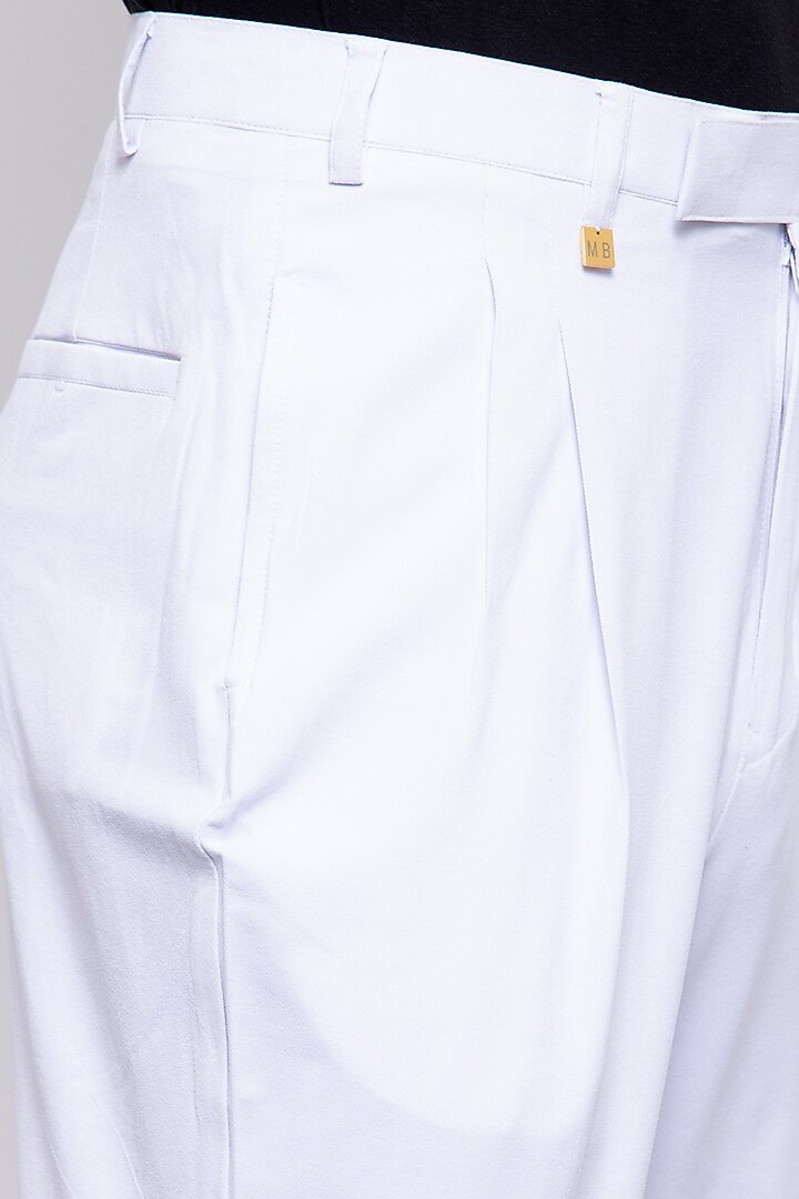 White Viscose Blazer Set by Emblaze Men at Pernia's Pop Up Shop