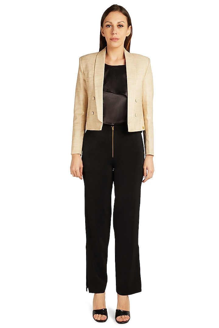 Black Viscose Pants by Emblaze at Pernia's Pop Up Shop