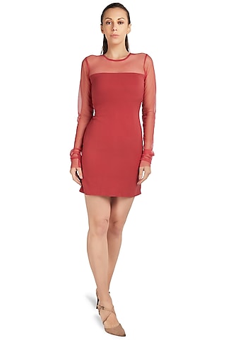 Buy Red Bodycon Dress for Women Online from India's Luxury Designers 2023