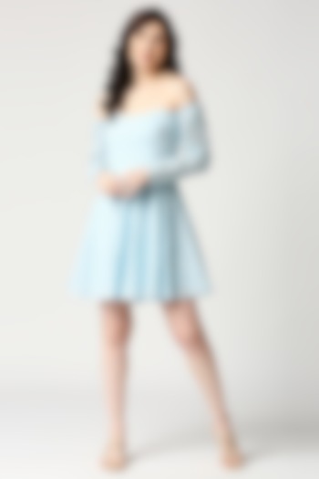 Blue Hakoba Summer Dress by Emblaze at Pernia's Pop Up Shop