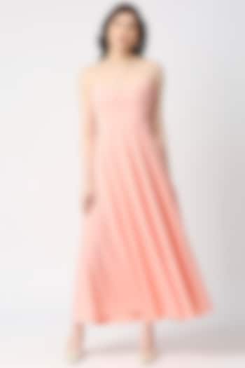 Peach Lachka Summer Dress by Emblaze at Pernia's Pop Up Shop