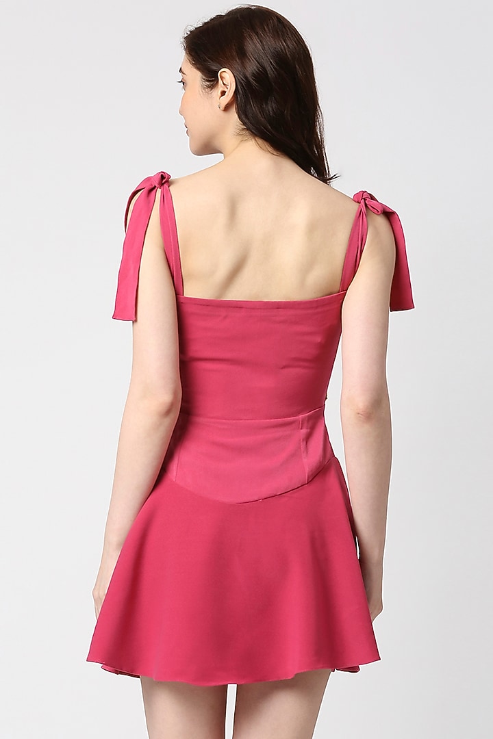 Pink Lachka Corset Summer Dress by Emblaze at Pernia's Pop Up Shop