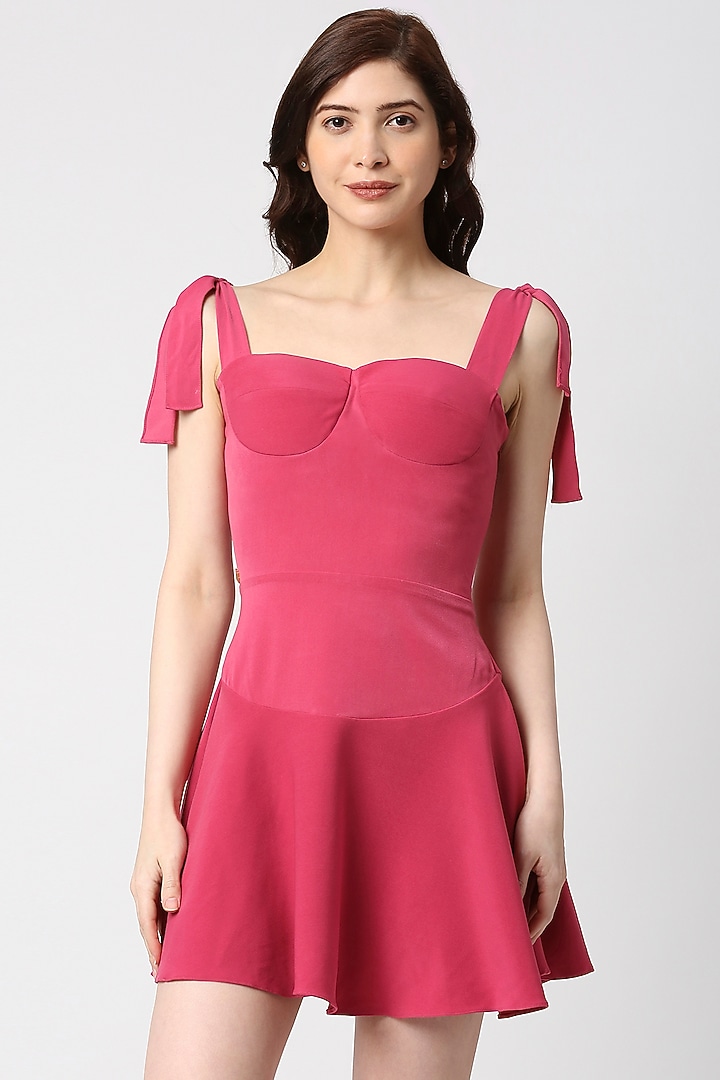 Pink Lachka Corset Summer Dress by Emblaze at Pernia's Pop Up Shop