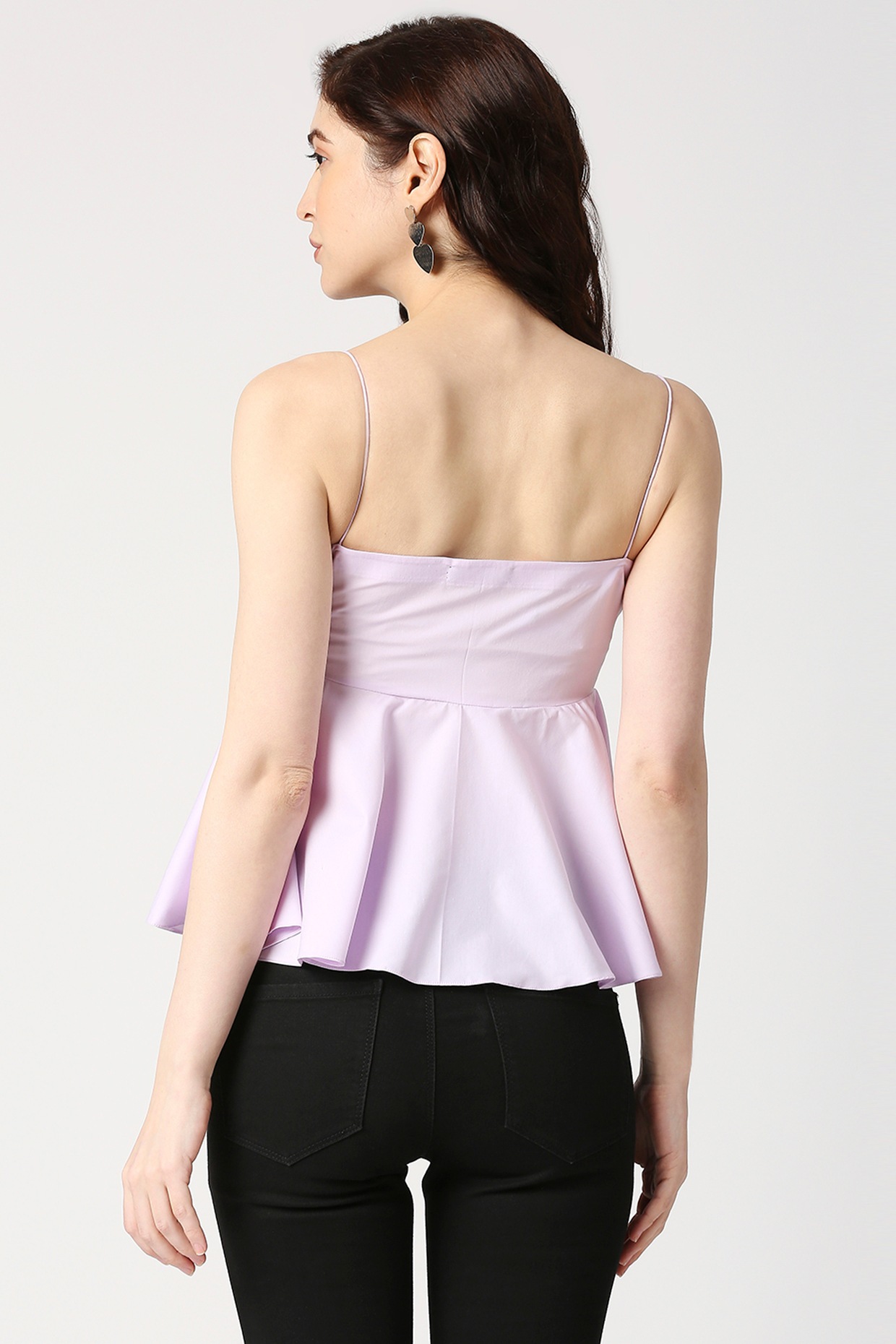 Lilac hot sale peplum top