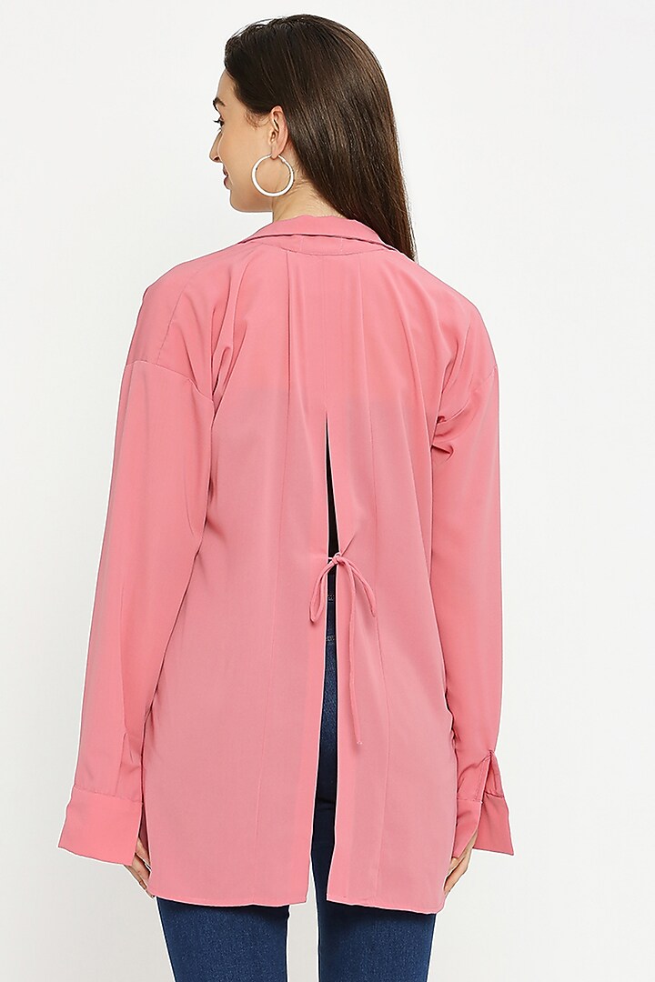 Pink Viscose Shirt by Emblaze at Pernia's Pop Up Shop