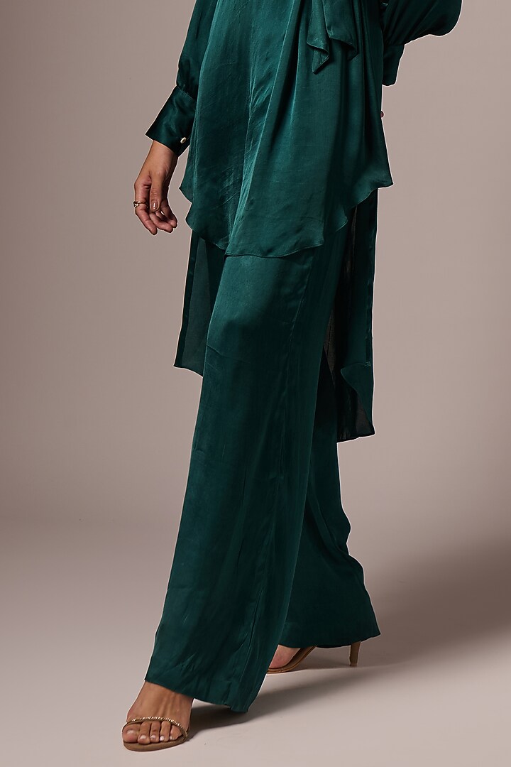 Teal Green Modal Co-Ord Set by Emblaze at Pernia's Pop Up Shop