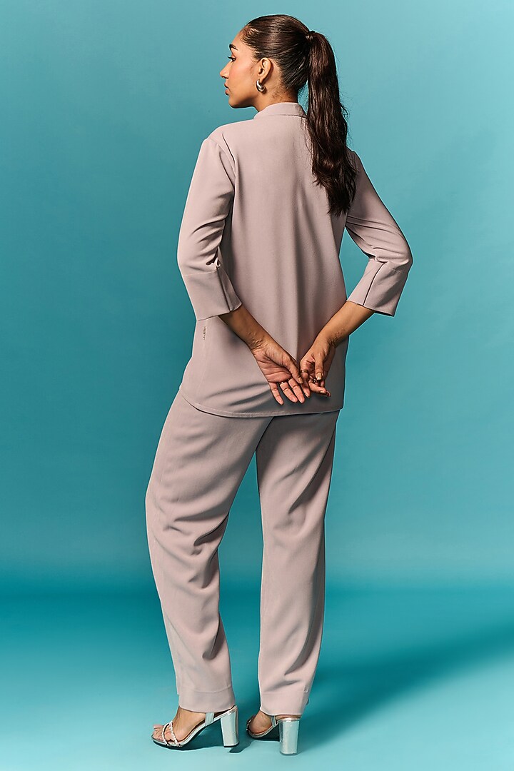 Grey Lachka Embellished Co-Ord Set by Emblaze at Pernia's Pop Up Shop
