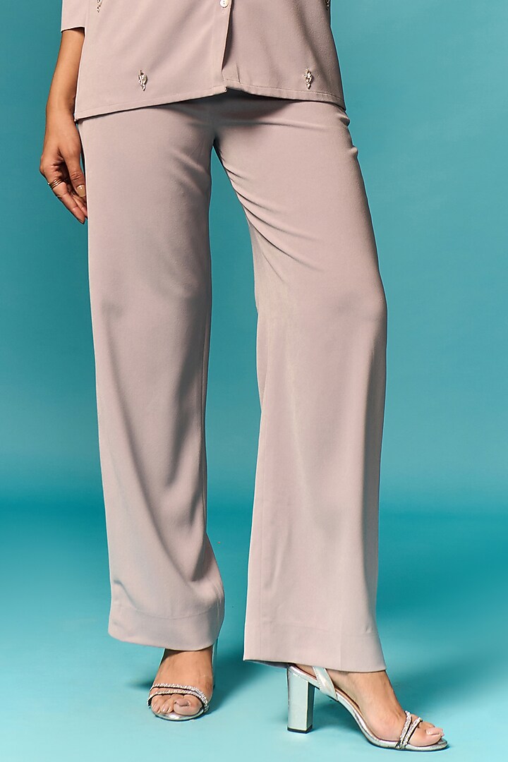 Grey Lachka Embellished Co-Ord Set by Emblaze at Pernia's Pop Up Shop