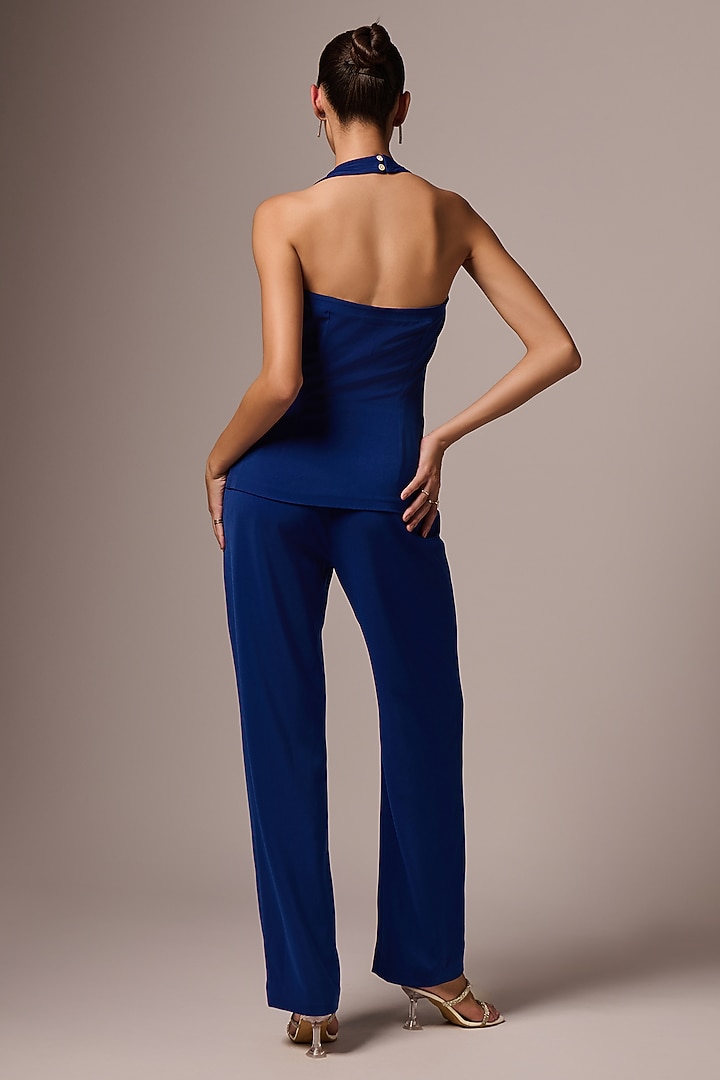 Blue Lachka Co-Ord Set by Emblaze at Pernia's Pop Up Shop