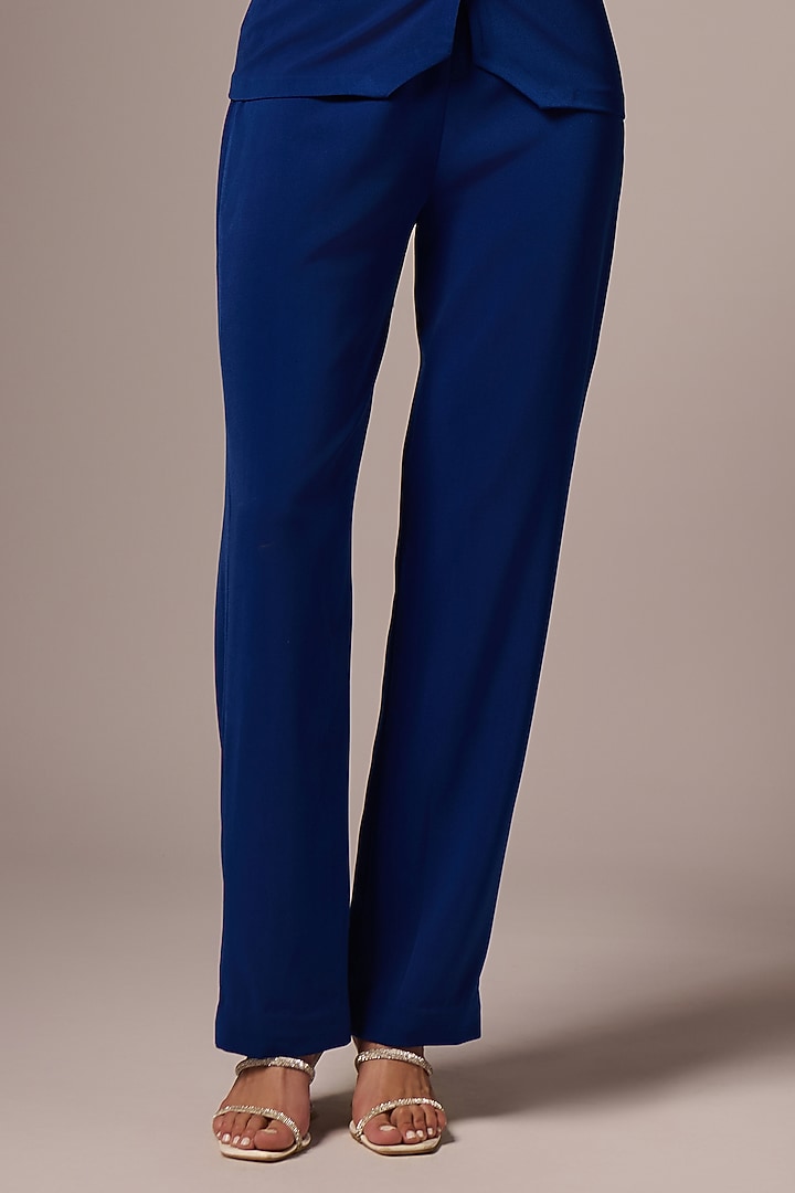 Blue Lachka Co-Ord Set by Emblaze at Pernia's Pop Up Shop