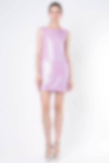 Lilac Sequins Dress by Emblaze