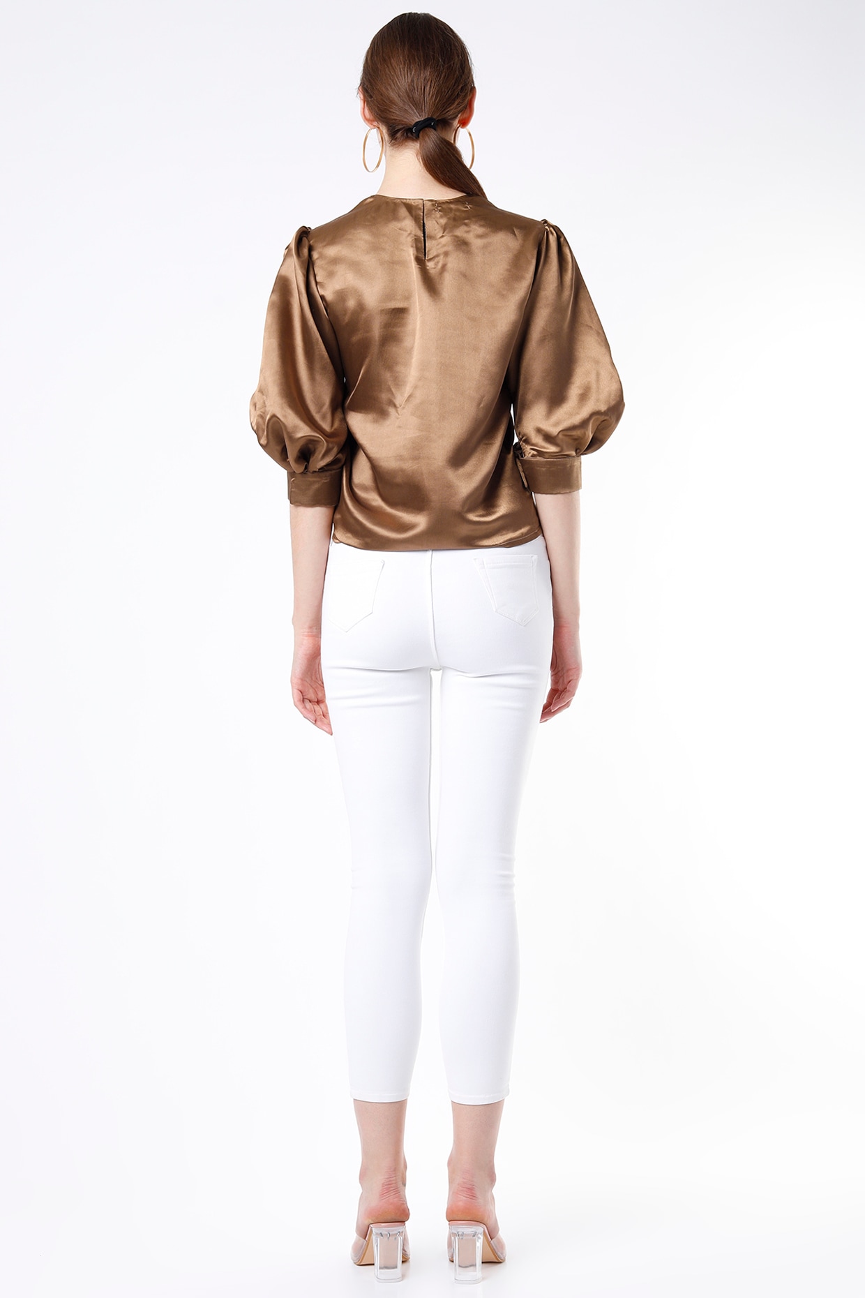 Bronze 2024 satin top