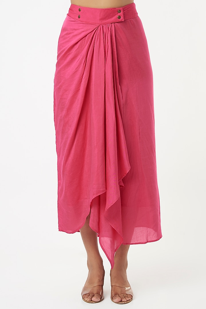 Pink Embellished Cropped Blazer Set by EnEch By Nupur Harwani at Pernia's Pop Up Shop