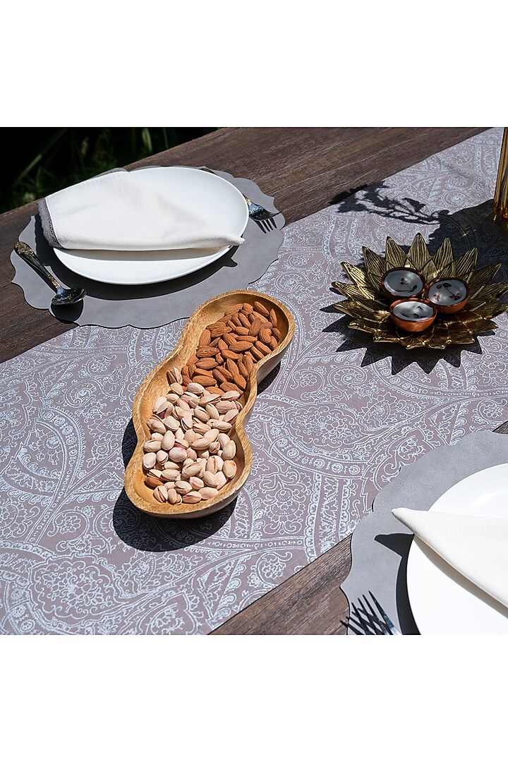 Silver Foil Printed Table Runner by Eris home at Pernia's Pop Up Shop