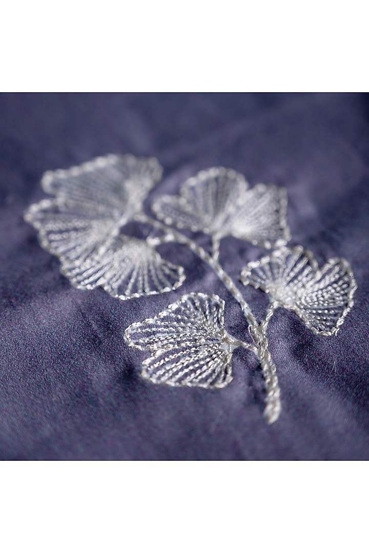 Lavender Embroidered Napkins (Set of 6) by Eris home at Pernia's Pop Up Shop