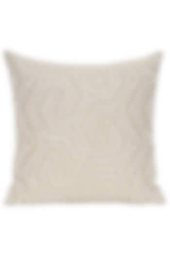 Cream & Beige Silk Pillowcase by Eris home at Pernia's Pop Up Shop