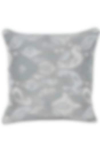 Grey-Silver Silk Pillowcase by Eris home