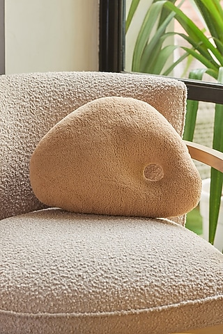 Beige Sherpa Cloud Cushion by Eris home