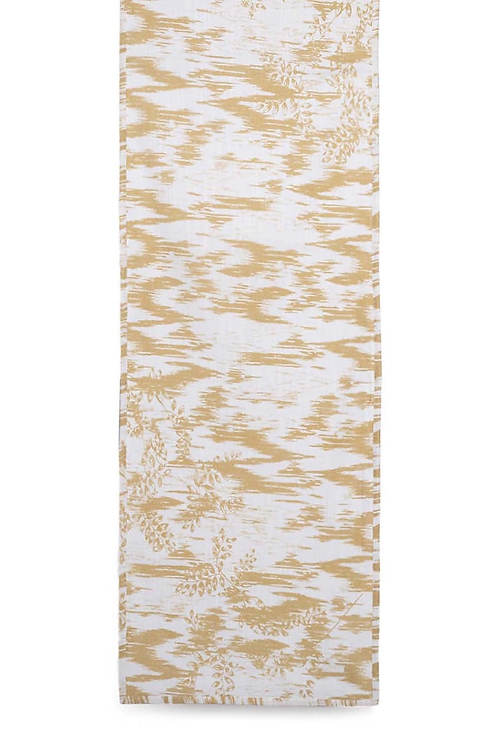 Golden Cotton Abstract Printed Table Runner by Eris home at Pernia's Pop Up Shop