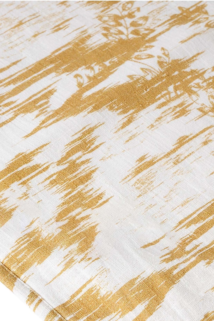 Golden Cotton Abstract Printed Table Runner by Eris home at Pernia's Pop Up Shop