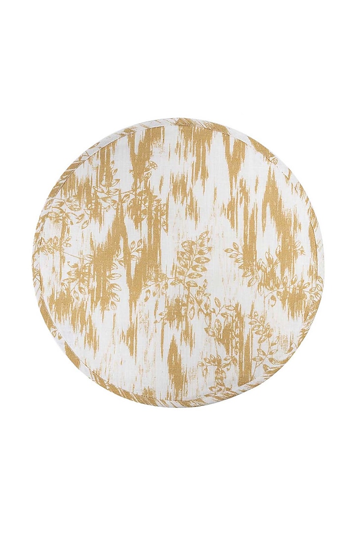 Golden Cotton Abstract Printed Table Mat Set by Eris home at Pernia's Pop Up Shop