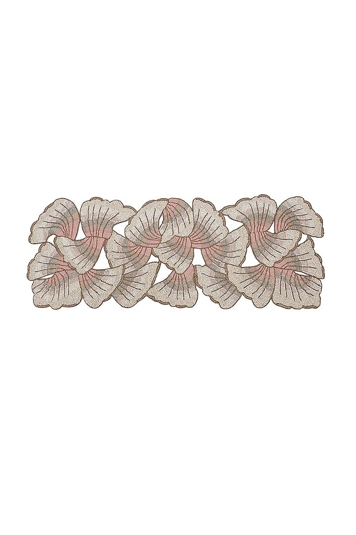 Powder Pink Sequins & Glass Beaded Ombre Table Runner by Eris home at Pernia's Pop Up Shop