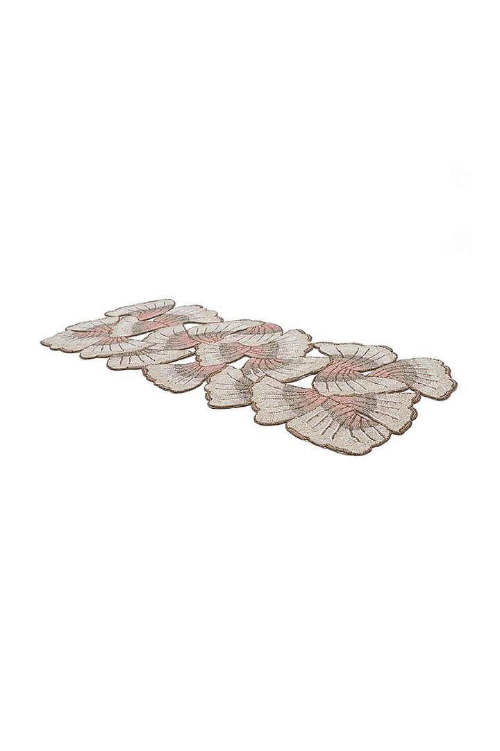 Powder Pink Sequins & Glass Beaded Ombre Table Runner by Eris home at Pernia's Pop Up Shop