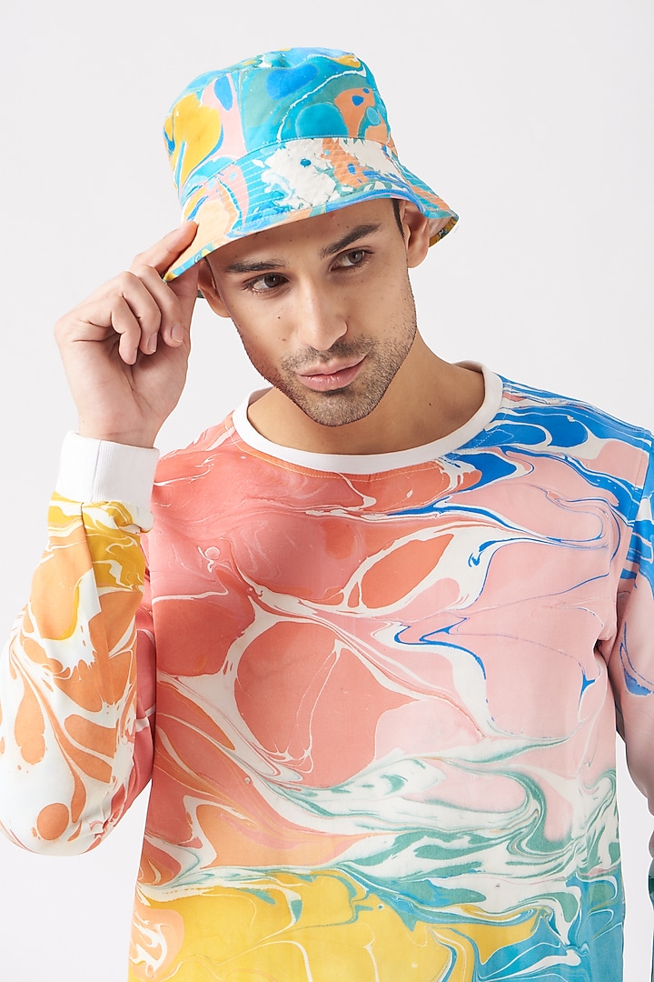 Candyfloss Silk Bucket Hat by Erised Pret at Pernia's Pop Up Shop