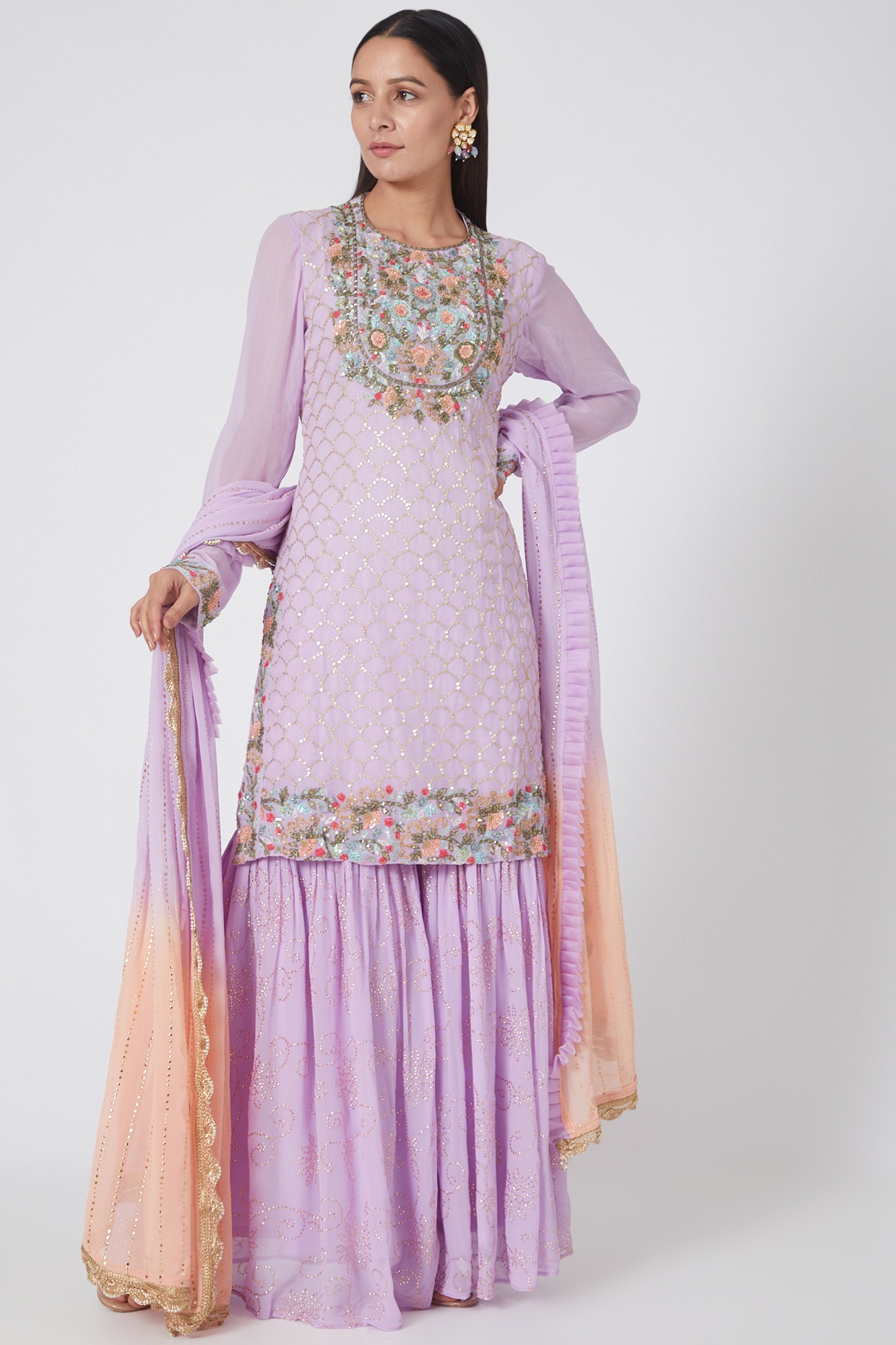 lavender sharara