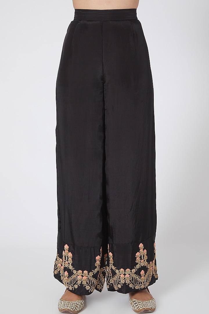 Black Pearl Embroidered Jacket Set by House of erum at Pernia's Pop Up Shop